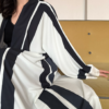 Black & white kimono