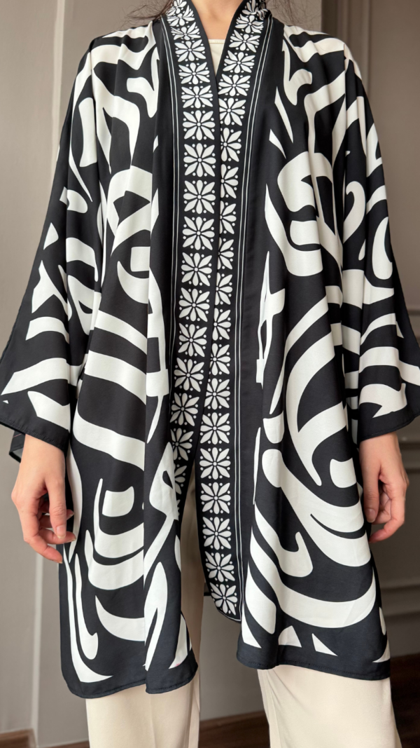 Black & White Kimono