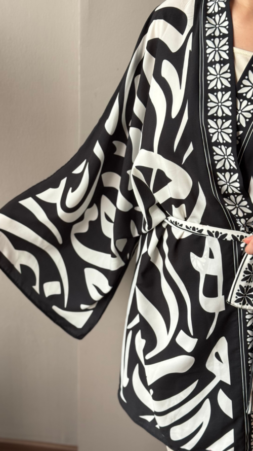 Black & White Kimono