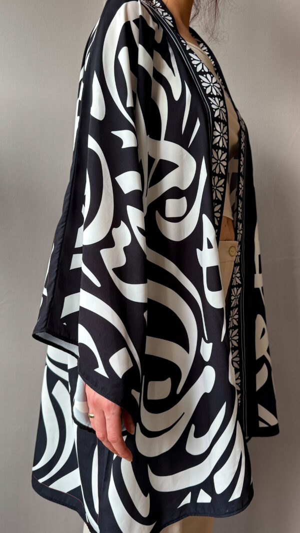 Black & White Kimono