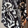 Black & White Kimono