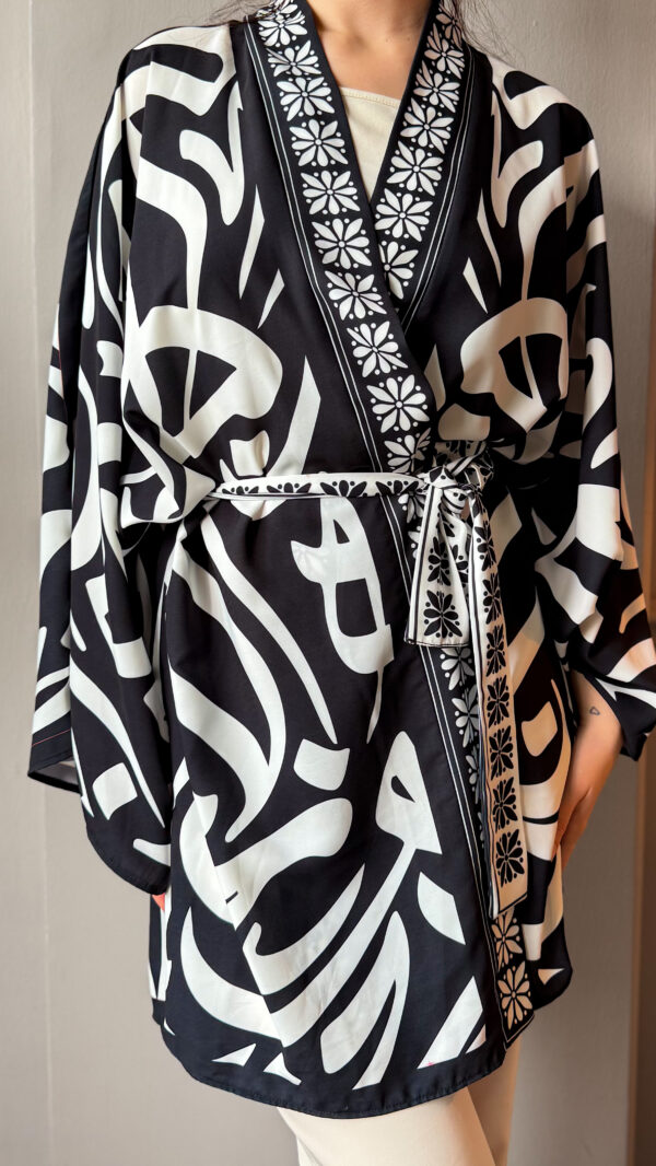Black & White Kimono