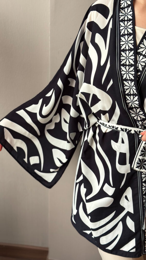 Black & White Kimono