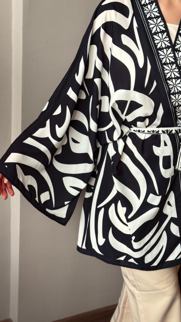 Black & White Kimono